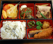 おいしかった昼食のお弁当